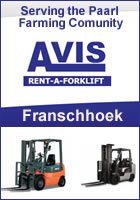 Avis Forklift Franschhoek